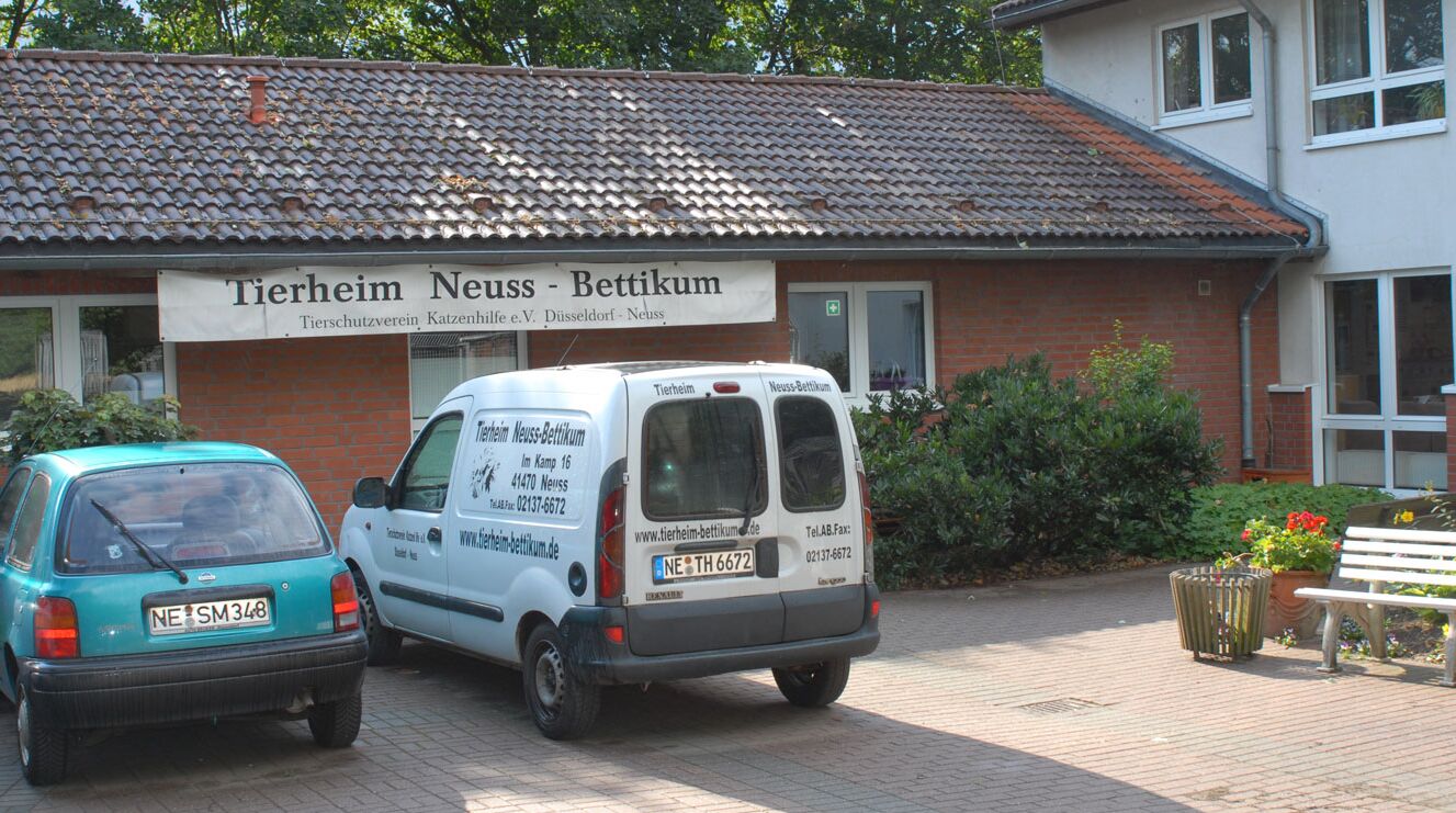 Eingangsbereich des Tierheims Bettikum